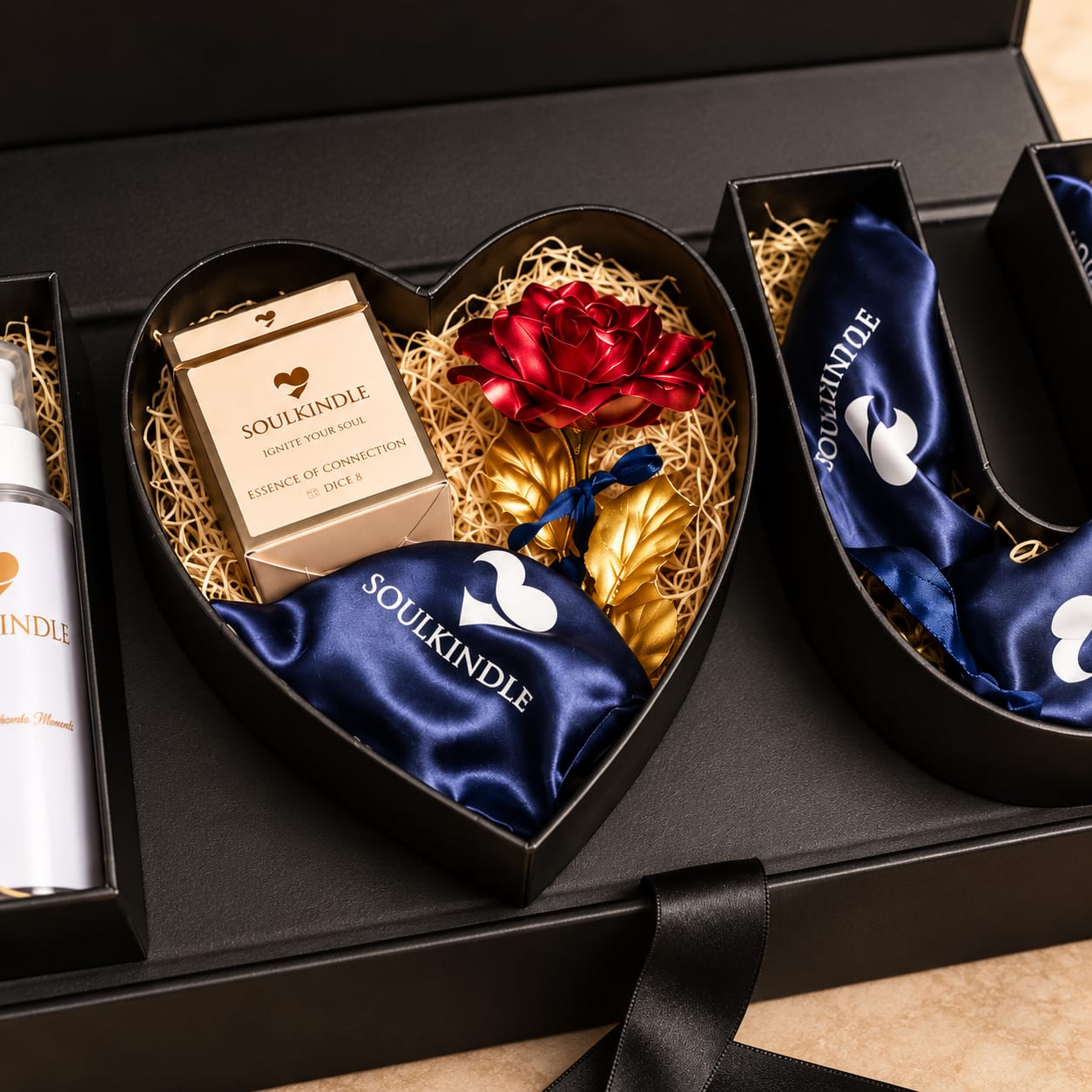 Detailansicht des Inhalts der SoulKindle Date Night Box